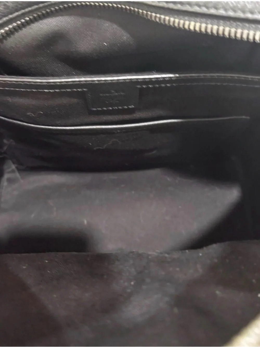 MCM Black Visetos Embossed Mini Backpack